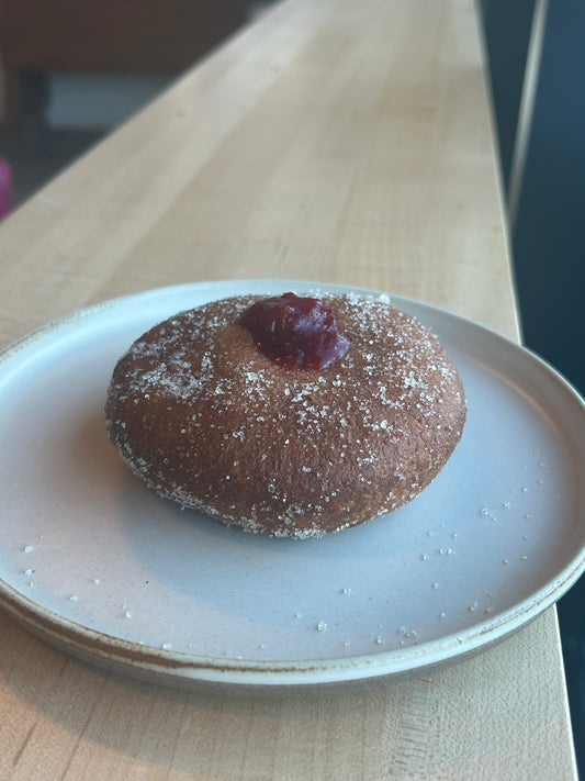 Sufganiyot filled with Cranberry Jam (1/2 dozen)